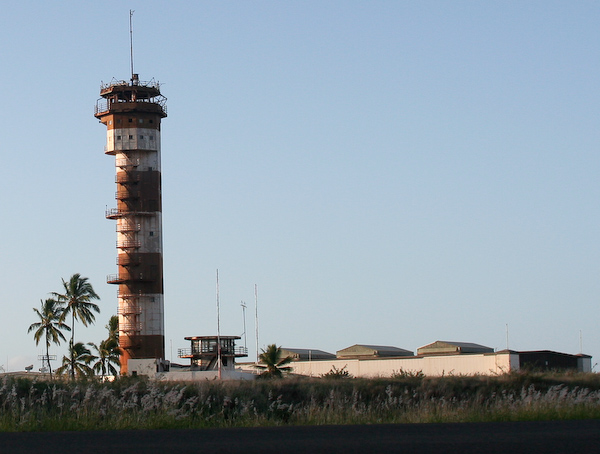 Historic air tower from Pearl Harbor Historic air tower from Pearl Harbor