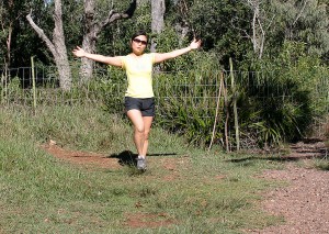 At the finishline Back at the finishline!