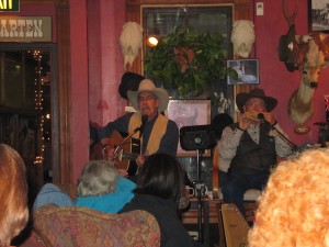 Cowboys playing music Cowboys playing music and yodeling at Buckhorn Exchange